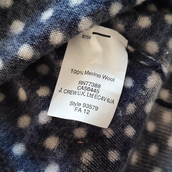J Crew Polka Dot Sweater - Picture 3 of 3
